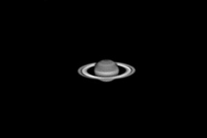 Saturn (Black and White)