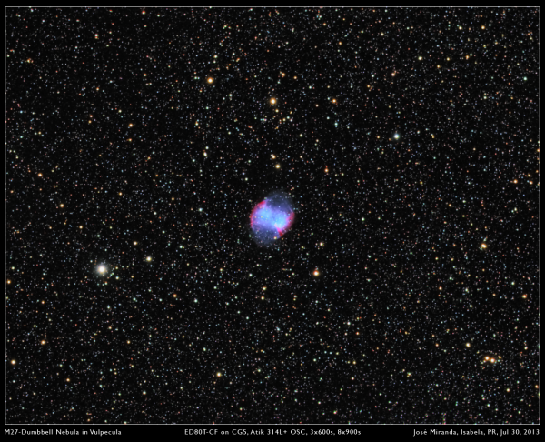 M27 - Dumbbell Nebula