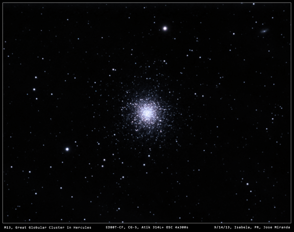 M13, Great Globular Cluster in Hercules